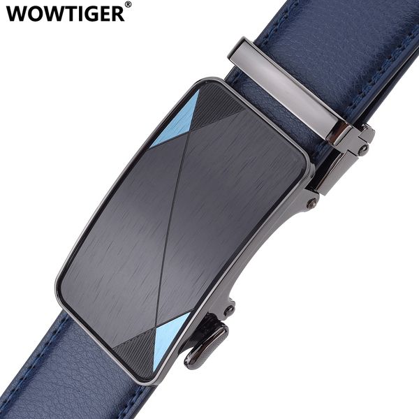 wowtiger blue 3.5cm width cow genuine leather mens belt cowhide strap ratchet automatic buckle belts for men brand designer belt 201112, Black;brown
wowtiger blue 3.5cm width cow genuine leather mens belt cowhide strap ratchet automatic buckle belts for men brand designer belt 201112, Black;brown