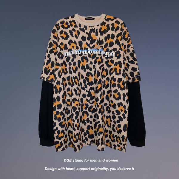 new leopard 2021 retro print joker loose nightgown dark hip street long shirt 0tz7, Black
new leopard 2021 retro print joker loose nightgown dark hip street long shirt 0tz7, Black