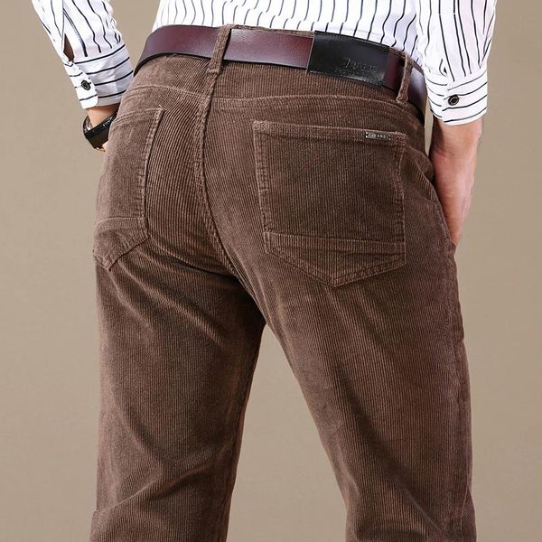 icpans men's corduroy casual pants business fashion solid color elastic regular fit trousers male black khaki coffee navy 2021
icpans men's corduroy casual pants business fashion solid color elastic regular fit trousers male black khaki coffee navy 2021