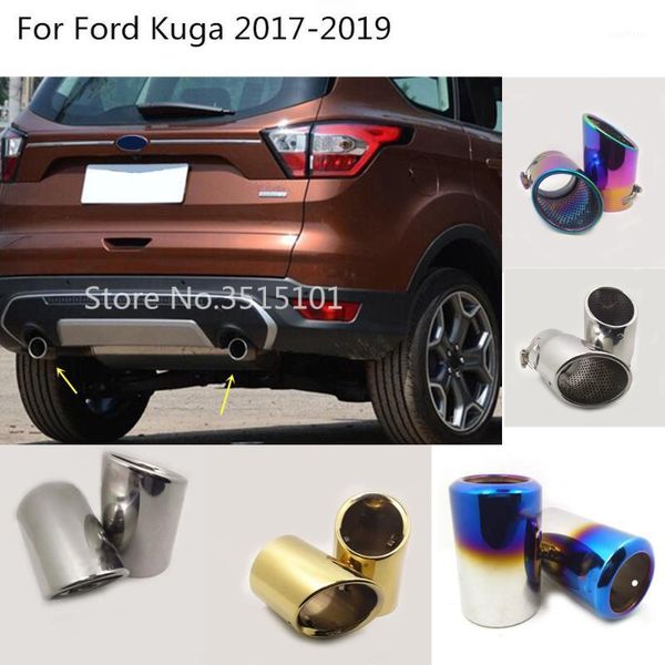 car rear back stainless steel cover muffler pipe outlet dedicate exhaust tip tail 2pcs for kuga escape 2020 20201
car rear back stainless steel cover muffler pipe outlet dedicate exhaust tip tail 2pcs for kuga escape 2020 20201