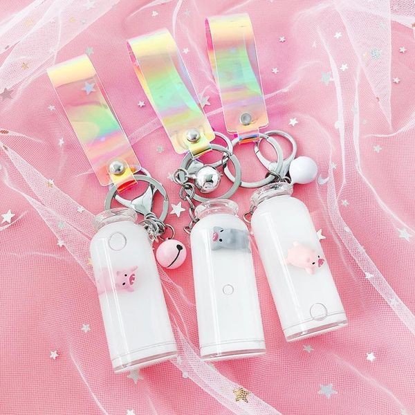 creative cute floating milk pig liquid pendant keychain chain quicksand drift bottle piggy bag pendant accessories1, Silver
creative cute floating milk pig liquid pendant keychain chain quicksand drift bottle piggy bag pendant accessories1, Silver
