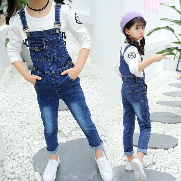 spring autumn kids girl suspender jeans bib pants children denim jumpsuit overall teenage girls casual suspender trousers 5-14t y200704, Blue
spring autumn kids girl suspender jeans bib pants children denim jumpsuit overall teenage girls casual suspender trousers 5-14t y200704, Blue