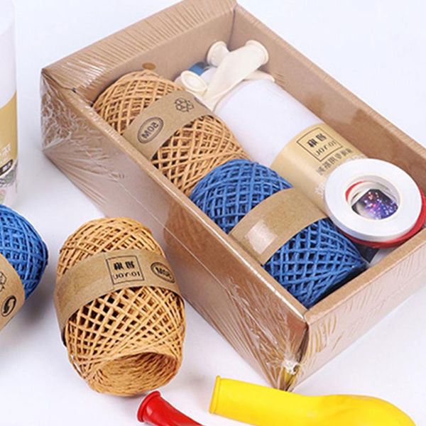 8pcs paper rope twine durable packing string set for gifts diy crafts bundling (random color, Black;white
8pcs paper rope twine durable packing string set for gifts diy crafts bundling (random color, Black;white