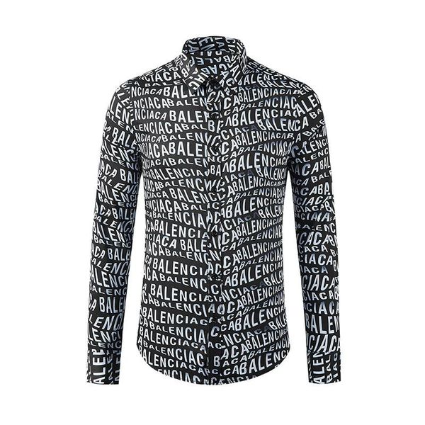 men's casual shirts clothing european fashion brand b full-body letter gradient digital printing slim long-sleeved shirt, White;black
men's casual shirts clothing european fashion brand b full-body letter gradient digital printing slim long-sleeved shirt, White;black
