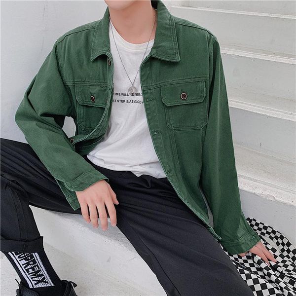 popular brand men's wear men's denim jacket korean-style loose-fit workwear coat teenager trend students cowboy clothing, Black
popular brand men's wear men's denim jacket korean-style loose-fit workwear coat teenager trend students cowboy clothing, Black