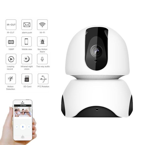 1080p hd wireless ip camera wifi home security cctv video pan/tilt ptz baby monitor audio camera motion detection night vision
1080p hd wireless ip camera wifi home security cctv video pan/tilt ptz baby monitor audio camera motion detection night vision