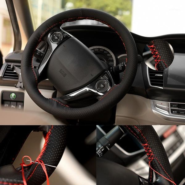braid on steering wheel car steering wheel cover with needles and thread artificial leather diameter 38cm cover couvre1
braid on steering wheel car steering wheel cover with needles and thread artificial leather diameter 38cm cover couvre1