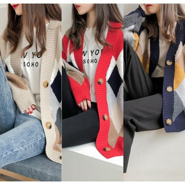 orlxc 2019 early autumn internet celebrity thick coat coat sweater sweater women's loose korean style lazy style knitted cardigan fairy, White;black
orlxc 2019 early autumn internet celebrity thick coat coat sweater sweater women's loose korean style lazy style knitted cardigan fairy, White;black