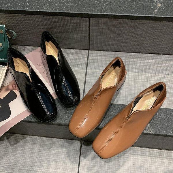 dress shoes ms. fashion deep mouth single temperament versatile patent leather square head thick with increased, wearable women'sshoes, Black
dress shoes ms. fashion deep mouth single temperament versatile patent leather square head thick with increased, wearable women'sshoes, Black