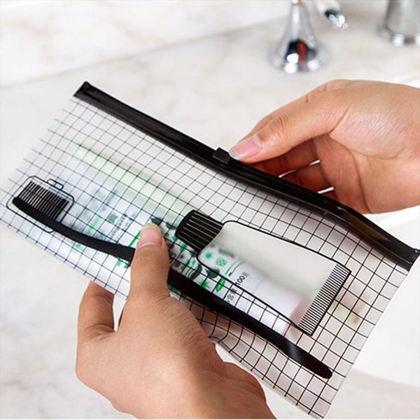 transparent toothbrush cosmetic bag women travel makeup bag make up organizer storage pouch toiletry beauty wash kit case
transparent toothbrush cosmetic bag women travel makeup bag make up organizer storage pouch toiletry beauty wash kit case