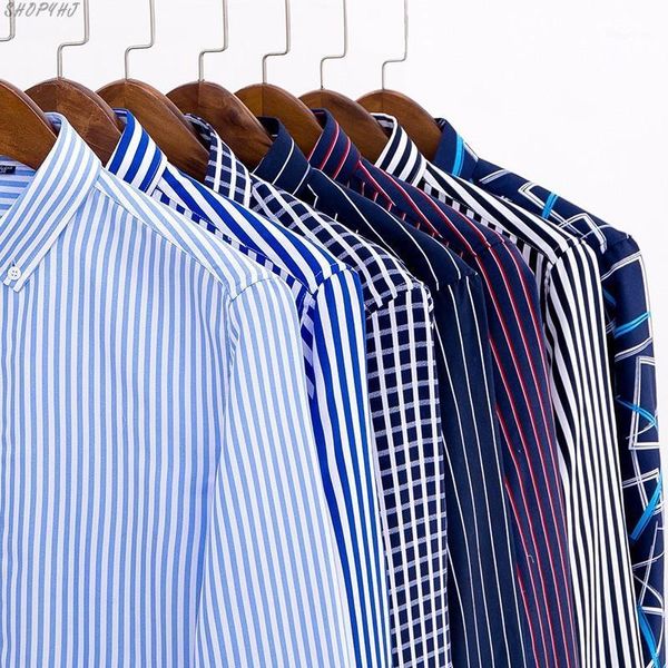 men's casual shirts long sleeve mens shirt slim fit business male social dress no pocket men striped casual1, White;black
men's casual shirts long sleeve mens shirt slim fit business male social dress no pocket men striped casual1, White;black