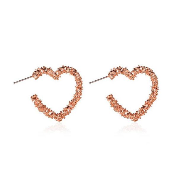 hoop & huggie e7150 zwpon gold color metal heart earrings for women fashion statement valentine's day gifts, Golden;silver
hoop & huggie e7150 zwpon gold color metal heart earrings for women fashion statement valentine's day gifts, Golden;silver