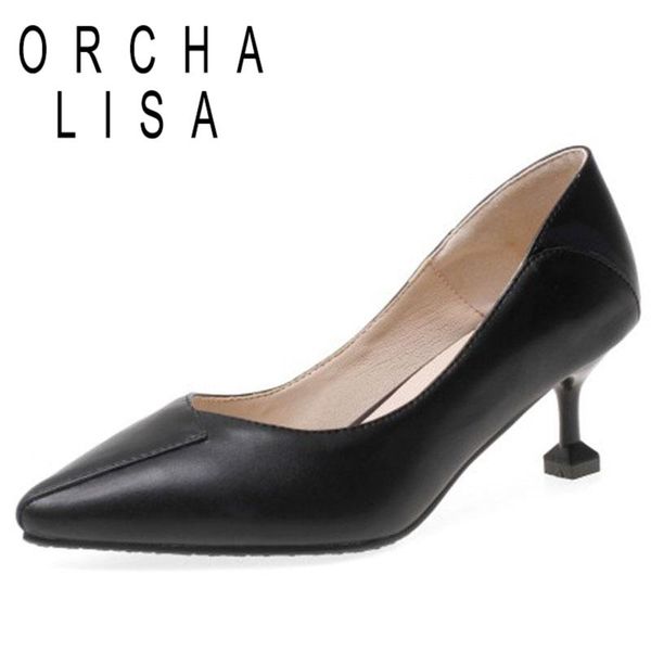 orcha lisa ladies concise spring autumn pointed toe 5.5cm spool heels pu slip on large size 30-43 casual party office b2006, Black
orcha lisa ladies concise spring autumn pointed toe 5.5cm spool heels pu slip on large size 30-43 casual party office b2006, Black