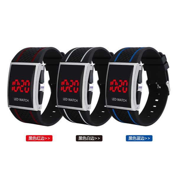 ular fashion alloy glue button led electronic watch leisure atmosphere student lovers gift watch xm-pudc, Slivery;brown
ular fashion alloy glue button led electronic watch leisure atmosphere student lovers gift watch xm-pudc, Slivery;brown