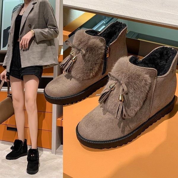 shoes winter boots with fur australia luxury designer boots-women round toe plush mid-calf 2021 leather snow fashion, Black
shoes winter boots with fur australia luxury designer boots-women round toe plush mid-calf 2021 leather snow fashion, Black