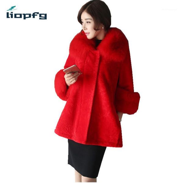 women's fur & faux jacket 2021 imported imitation mink coat red cross stripe gorgeous abundance woman wm4741, Black
women's fur & faux jacket 2021 imported imitation mink coat red cross stripe gorgeous abundance woman wm4741, Black