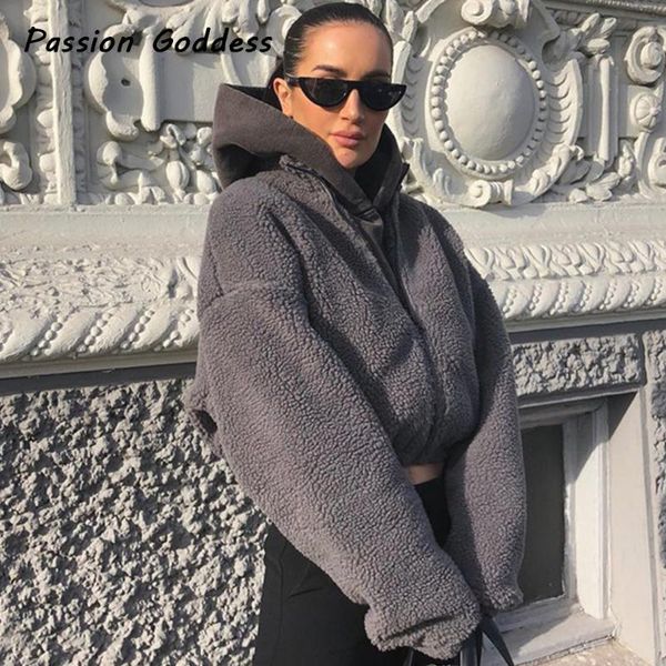 women's jackets women lamb fur cropped teddy jacket fluffy outcoats cool zipper fuzzy thick warm plus size autumn winter, Black;brown
women's jackets women lamb fur cropped teddy jacket fluffy outcoats cool zipper fuzzy thick warm plus size autumn winter, Black;brown