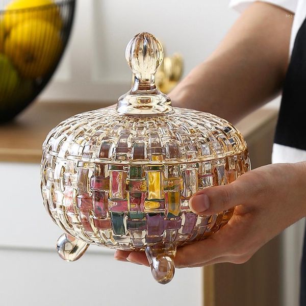 storage bottles & jars europe glass candy box dried fruit fashion snack tray with lid crystal decoration1
storage bottles & jars europe glass candy box dried fruit fashion snack tray with lid crystal decoration1