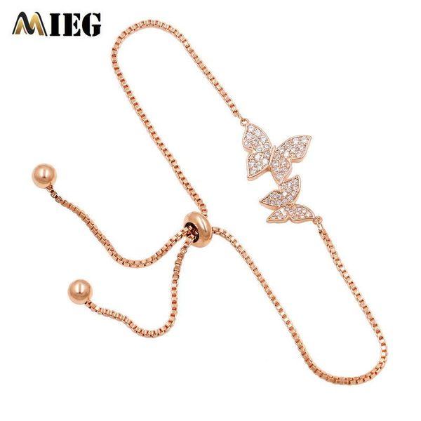 charm bracelets mieg 2021 butterfly cubic zirconia for women trendy rose gold color adjustable chain link female cz, Golden;silver
charm bracelets mieg 2021 butterfly cubic zirconia for women trendy rose gold color adjustable chain link female cz, Golden;silver