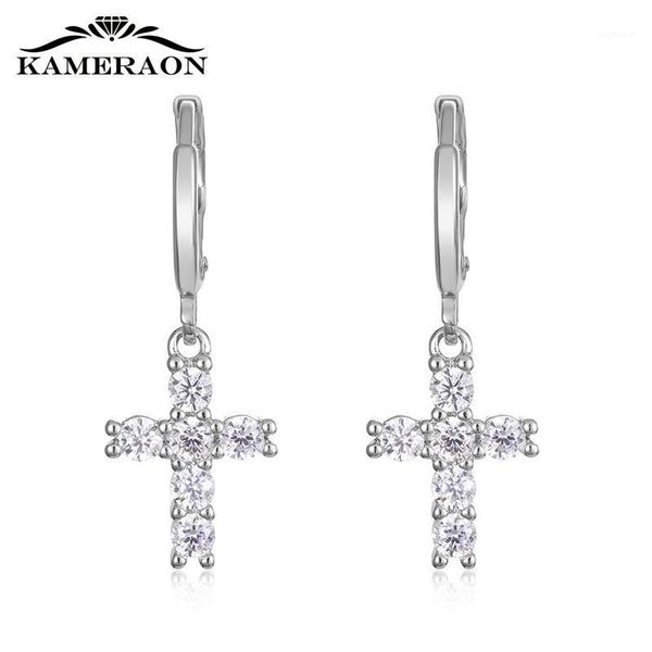 kameraon trendy crystal crosses earrings drop bright korean style 925 sterling silver jewelry cubic zirconia catkin with stones1
kameraon trendy crystal crosses earrings drop bright korean style 925 sterling silver jewelry cubic zirconia catkin with stones1