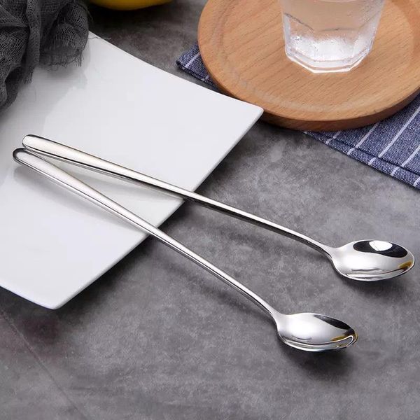 spoons 1pc long handle 304 grade stainless steel for iced coffee milk shake ice cream and other desserts
spoons 1pc long handle 304 grade stainless steel for iced coffee milk shake ice cream and other desserts