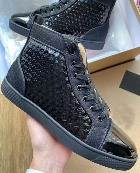 brand black vision leather high-red bottom sneakers for men women casual walking shoes party wedding outdoor trainers eu 35
brand black vision leather high-red bottom sneakers for men women casual walking shoes party wedding outdoor trainers eu 35