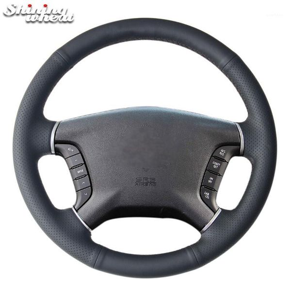 shining wheat black genuine leather car steering wheel cover for mitsubishi pajero 2007-2014 galant 2008-20121
shining wheat black genuine leather car steering wheel cover for mitsubishi pajero 2007-2014 galant 2008-20121