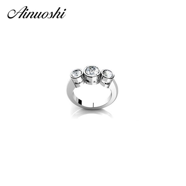 ainoushi special design 3 stone round cut ring simulated ring genuine 925 sterling silver for women wedding engagement bijoux y200106, Slivery;golden
ainoushi special design 3 stone round cut ring simulated ring genuine 925 sterling silver for women wedding engagement bijoux y200106, Slivery;golden