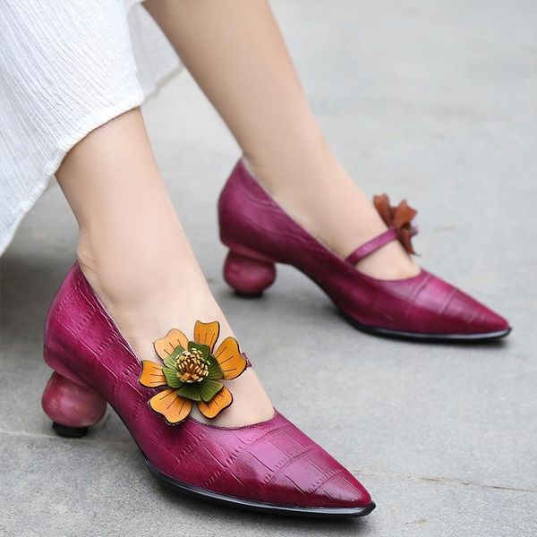 vallu 2020 flowers leather handmade pointed fashion high heels 2020 ethnic style spring new women's shoes, Black
vallu 2020 flowers leather handmade pointed fashion high heels 2020 ethnic style spring new women's shoes, Black