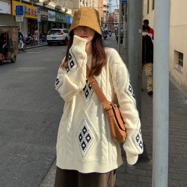 2021 autumn/winter twist lets ringge woman's knitted shirt student crewneck jacket am5u, White;black
2021 autumn/winter twist lets ringge woman's knitted shirt student crewneck jacket am5u, White;black