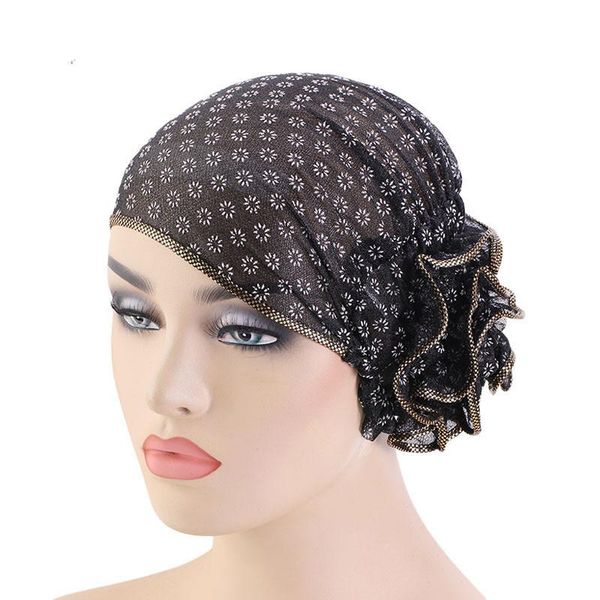 fashion lace wrap cap women stretch head scarf musulman hijab caps floral print turban hats female headwear hair accessories qylulx, Black
fashion lace wrap cap women stretch head scarf musulman hijab caps floral print turban hats female headwear hair accessories qylulx, Black