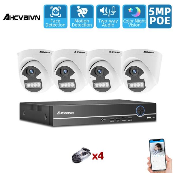h.265 4ch 5mp poe nvr kit cctv camera security system kit two-way audio video surveillance set hd ip monitoring camera system
h.265 4ch 5mp poe nvr kit cctv camera security system kit two-way audio video surveillance set hd ip monitoring camera system