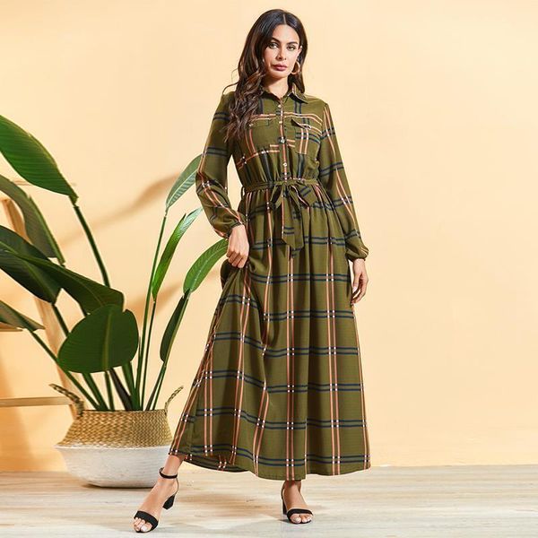 siskakia women's shirt dress army green plaid hit color swing a line maxi dress single-breasted lapel long sleeve pockets patch, Black;gray
siskakia women's shirt dress army green plaid hit color swing a line maxi dress single-breasted lapel long sleeve pockets patch, Black;gray