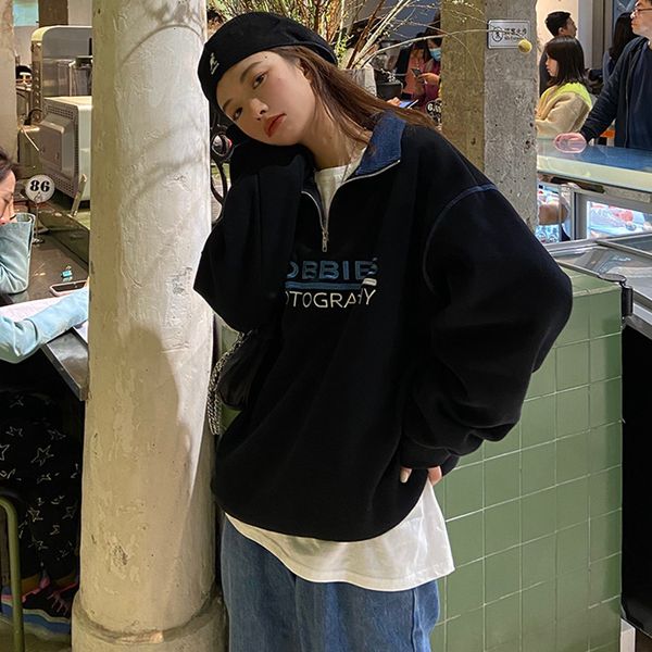 2021 new 2-color winter women's sweatshirts sleeve long-embroidered red pullovers'sweatshirts (f4193) wf6w, Black
2021 new 2-color winter women's sweatshirts sleeve long-embroidered red pullovers'sweatshirts (f4193) wf6w, Black