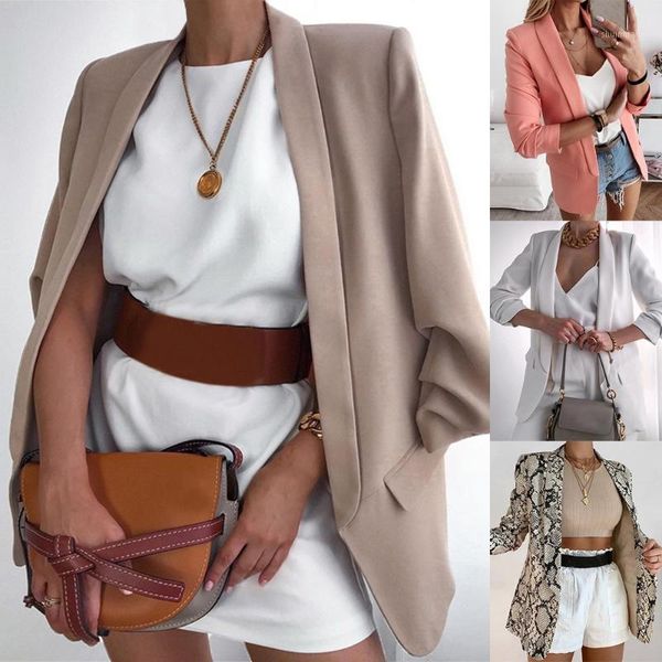 spring new fashion blazer jacket women casual pockets long sleeve work suit coat office lady solid slim blazers 20201, White;black
spring new fashion blazer jacket women casual pockets long sleeve work suit coat office lady solid slim blazers 20201, White;black