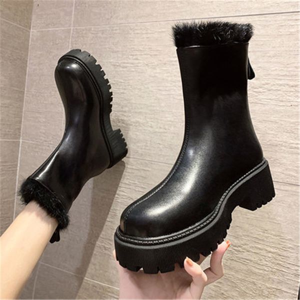 winter 2021 new of return zip shoes women fight women's leather mujer boots tnp3, Black
winter 2021 new of return zip shoes women fight women's leather mujer boots tnp3, Black