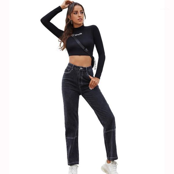 loose high waist jeans plus size autumn winter cotton vintage straight leg black jeans1, Blue
loose high waist jeans plus size autumn winter cotton vintage straight leg black jeans1, Blue