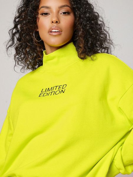 neon lime high neck letter graphic drop shoulder sweatshirt f4y1#, White;black
neon lime high neck letter graphic drop shoulder sweatshirt f4y1#, White;black