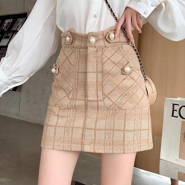 skirts korean elegant plaid mini skirt women 2021 autumn winter woolen short irregular high waist buttons pockets faldas, Black
skirts korean elegant plaid mini skirt women 2021 autumn winter woolen short irregular high waist buttons pockets faldas, Black