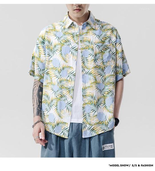 2020 new summer holiday fashion floral short sleeve shirts men beach hawaiian leisure loose men shirts plus size1, White;black
2020 new summer holiday fashion floral short sleeve shirts men beach hawaiian leisure loose men shirts plus size1, White;black