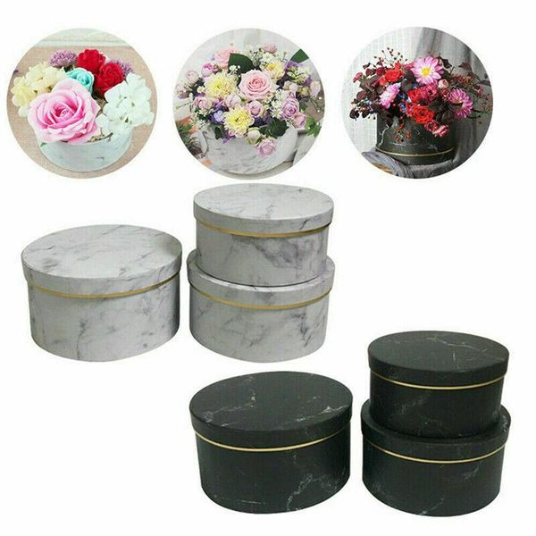 3 pcs florist flowers gifts box marble pattern round packing case for wedding party lahjarasia geschenkdoos h99f
3 pcs florist flowers gifts box marble pattern round packing case for wedding party lahjarasia geschenkdoos h99f