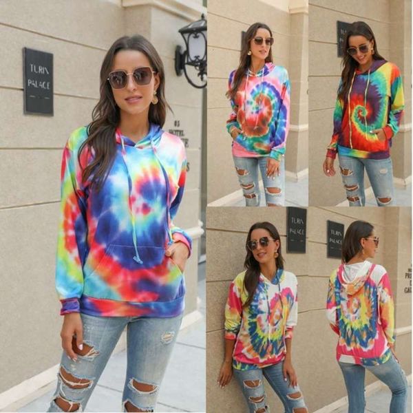 hooded new positioning dyed flower tie sweater for women's jacket in autumn and winter 2020, Black
hooded new positioning dyed flower tie sweater for women's jacket in autumn and winter 2020, Black