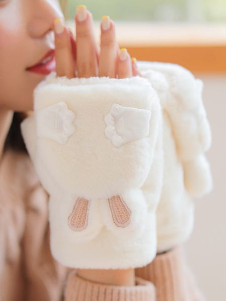 glove girl korean version versatile sweet cute cartoon half finger gloves student flip plush warm winter, Blue;gray
glove girl korean version versatile sweet cute cartoon half finger gloves student flip plush warm winter, Blue;gray