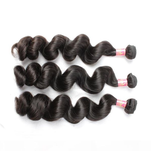 100% unprocessed peruvian hair 3pcs lot natural color loose wave human hair extensions bella hair products, Black
100% unprocessed peruvian hair 3pcs lot natural color loose wave human hair extensions bella hair products, Black