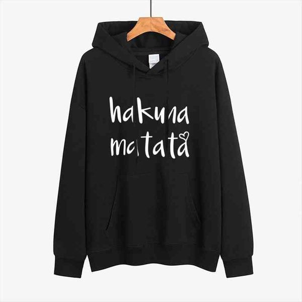 printed hakuna matata woman sweatshirt long sleeve hooded hoodies woman jumper winter female hoodies, Black
printed hakuna matata woman sweatshirt long sleeve hooded hoodies woman jumper winter female hoodies, Black