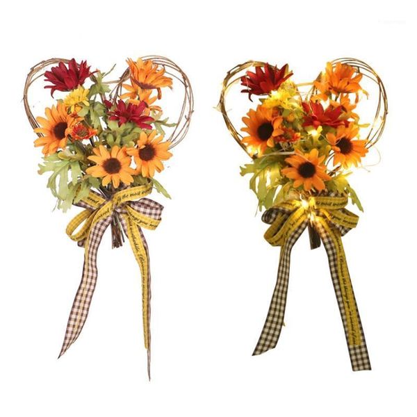 christmas wreath simulation sunflower flower ribbon wall hanging thanksgiving heart-shaped holiday hang wreath home decor1
christmas wreath simulation sunflower flower ribbon wall hanging thanksgiving heart-shaped holiday hang wreath home decor1