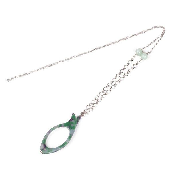 camouflage folding reading glasses necklace pendant handheld reader magnifier holder long chain, Silver
camouflage folding reading glasses necklace pendant handheld reader magnifier holder long chain, Silver