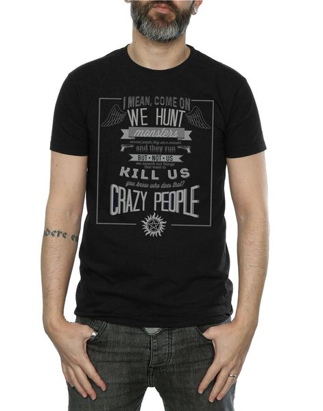 supernatural men's crazy people t shirt short sleeves boy men new fashion men's t shirt tee plus size sport hooded sweatshirt hood
supernatural men's crazy people t shirt short sleeves boy men new fashion men's t shirt tee plus size sport hooded sweatshirt hood