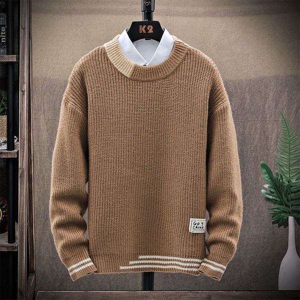 2021 new autumn men sweaters wool knitted casual mens patchwork o-neck thick warm male jumper cotton long sleeve winter clothing ig1k, White;black
2021 new autumn men sweaters wool knitted casual mens patchwork o-neck thick warm male jumper cotton long sleeve winter clothing ig1k, White;black