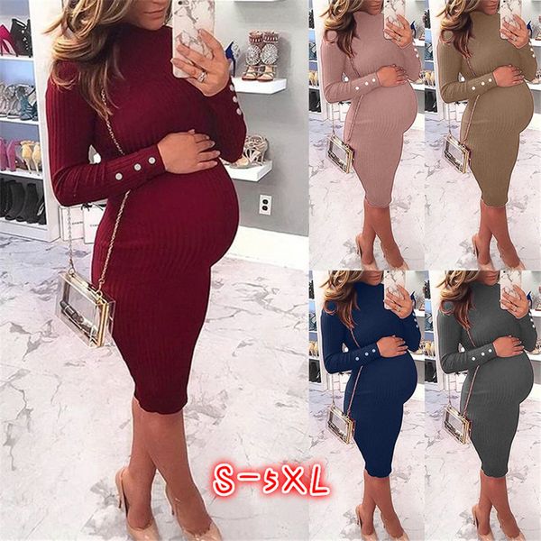 pregnant women knitted dresses turtleneck long sleeve slim womens dress casual plus size solid color femme clothes, Black;gray
pregnant women knitted dresses turtleneck long sleeve slim womens dress casual plus size solid color femme clothes, Black;gray